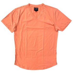 Cuts Clothing Coral V-Neck Short Sleeve Tee